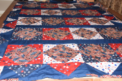 Stars Flag Quilt Throw