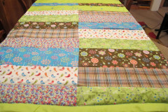 Strip Quilt As You Go Girls Quilt