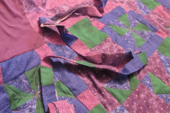 Purple Quilt Binding Detail