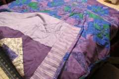 Purple Quilt Detail